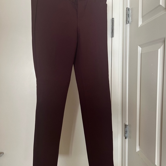 Maroon Ecru Pants, 100% Cotton - Picture 1 of 3